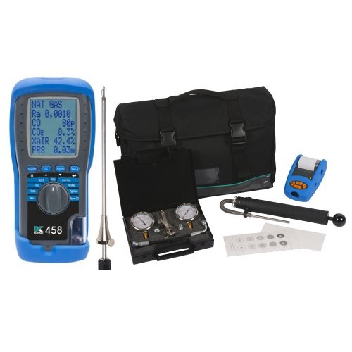 Kane 458 multifunction flue gas analyser & analyser kits